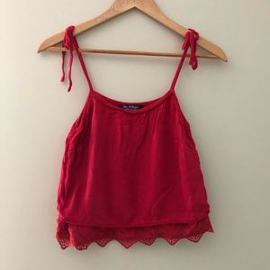 Miss Selfridge Red Top